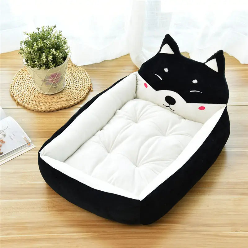 Lit pour chiens et chats, coussin a mémoire de forme lavable