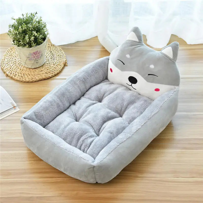 Lit pour chiens et chats, coussin a mémoire de forme lavable