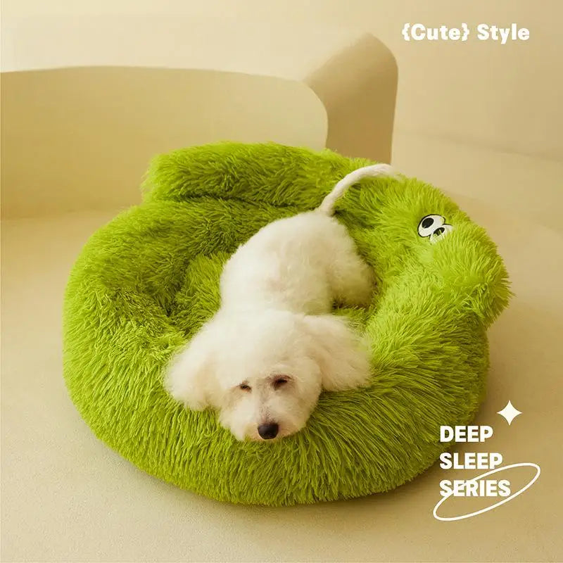 Lit touffu pour chats/ chiens ultra-confortable