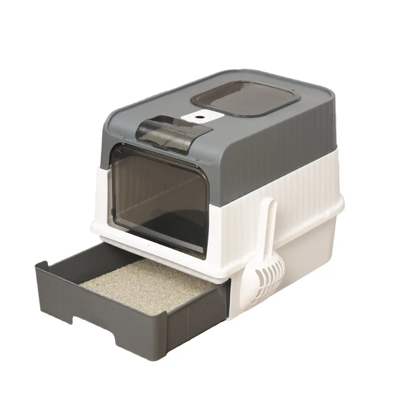 Litière pour chats contrôle d'odeur, nettoyage simple et rapide