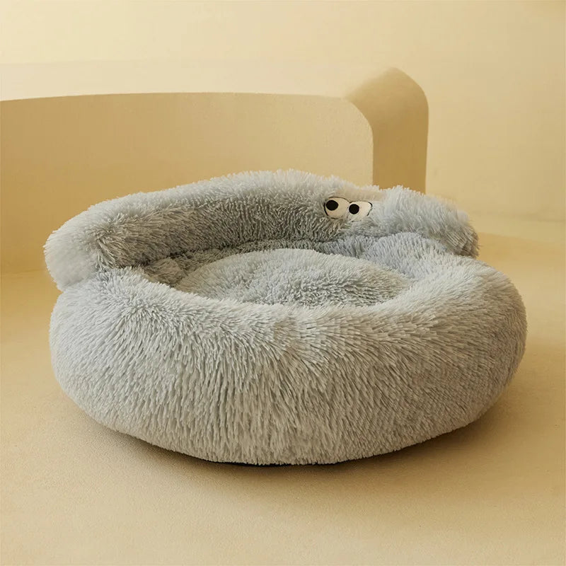 Lit touffu pour chats/ chiens ultra-confortable