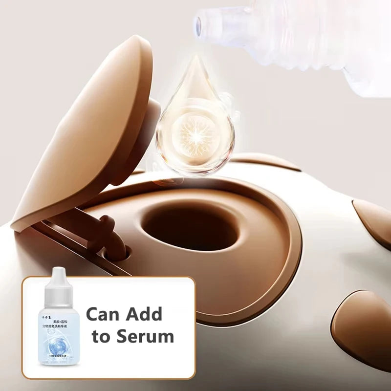 Brosse à vapeur 3 en 1 pour chiens et chats, lavage / massage / brossage