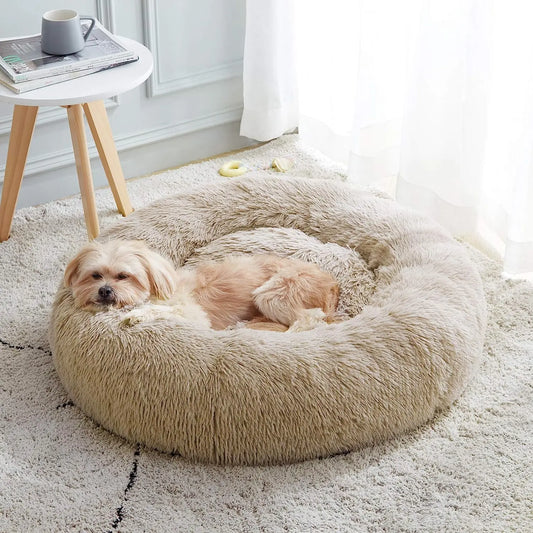 Lit touffu pour chats/ chiens ultra-confortable